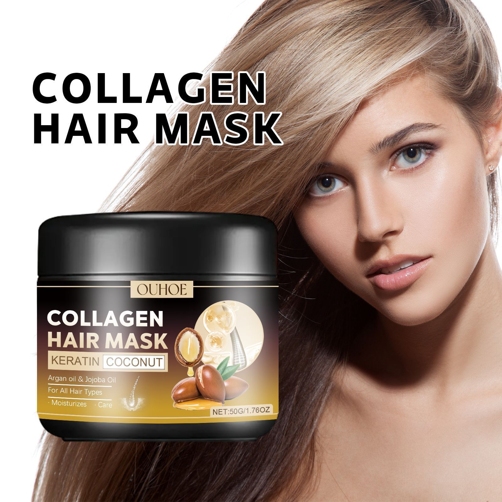 Collagen Hair Mask Deep Moisturizing - Image 3
