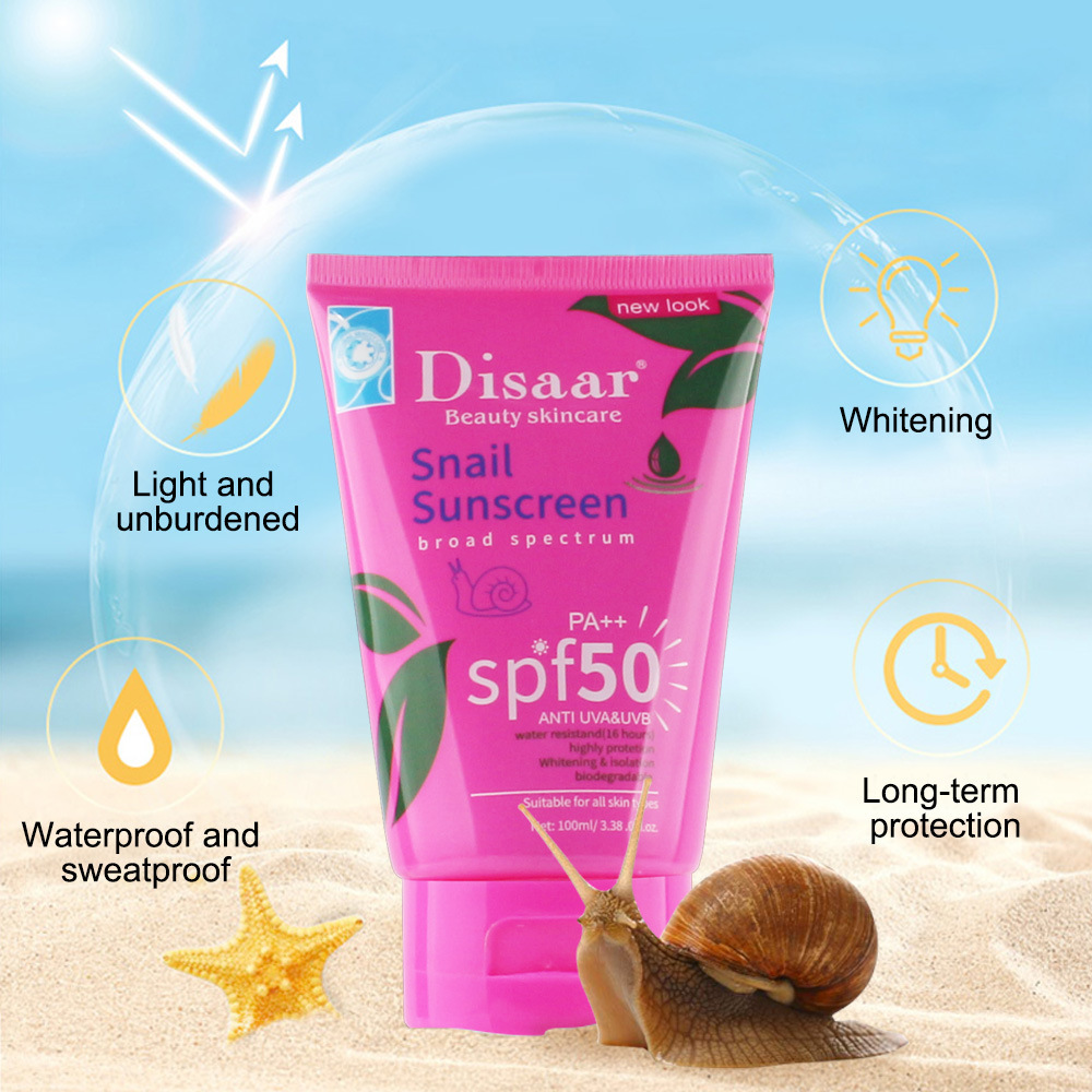 Cross-Border Disaar Collagen Sunscreen, Moisturizing, Isolation, Concealer, UV Protection 100ml Sunscreen - Image 3