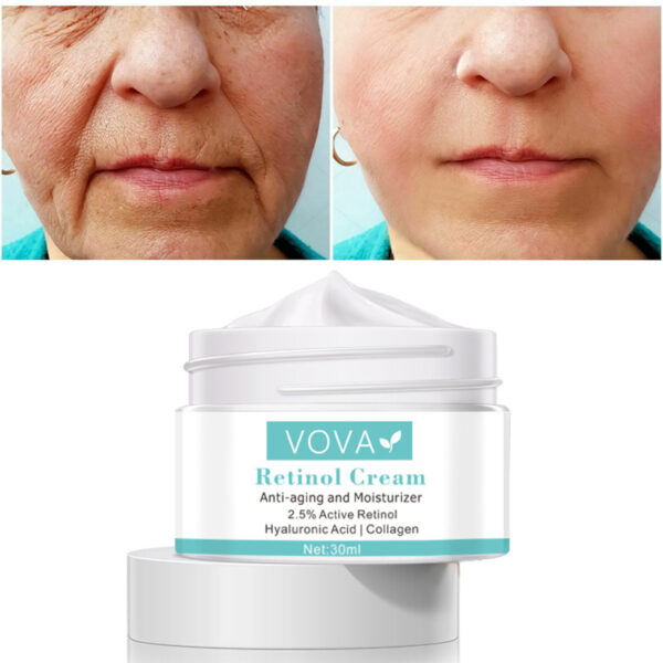 Collagen Hyaluronic Acid Anti-Wrinkle Cream Shrink Pores Tightening Improve Puffiness Moisturizing Skin Care - Image 3