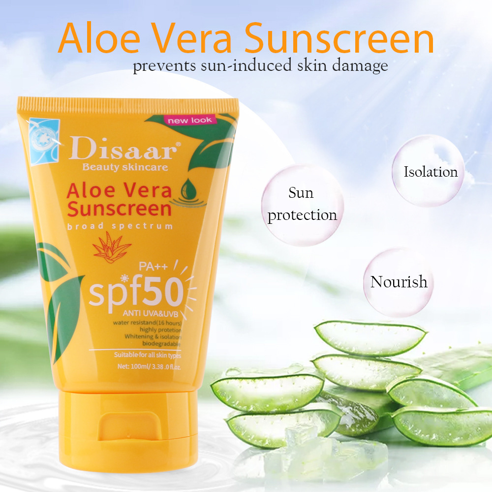 Cross-Border Disaar Collagen Sunscreen, Moisturizing, Isolation, Concealer, UV Protection 100ml Sunscreen - Image 4