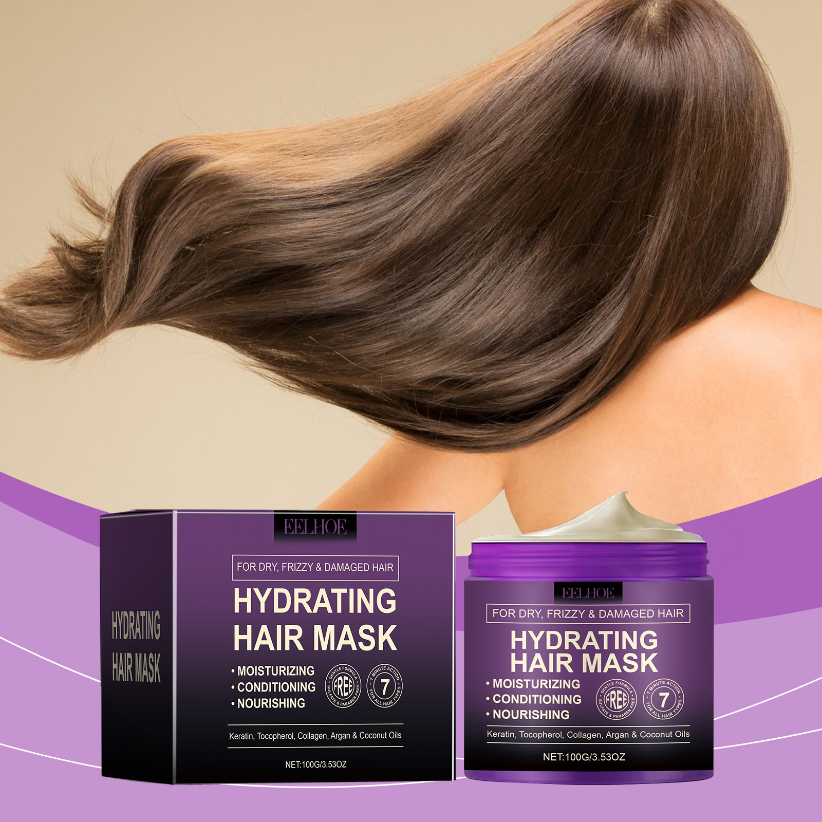 Collagen Hair Mask Nourishing Moisturizing Repair