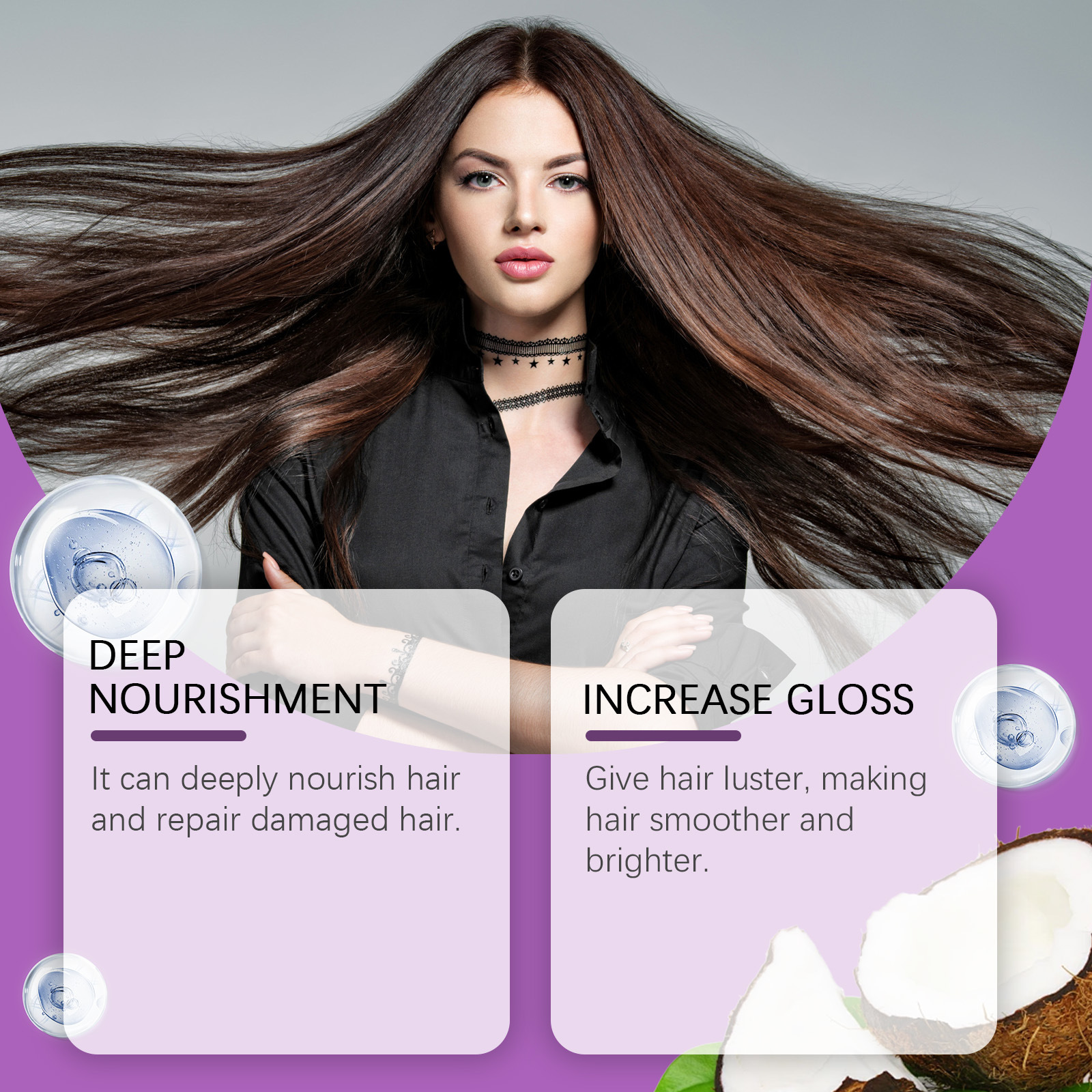 Collagen Hair Mask Nourishing Moisturizing Repair - Image 3