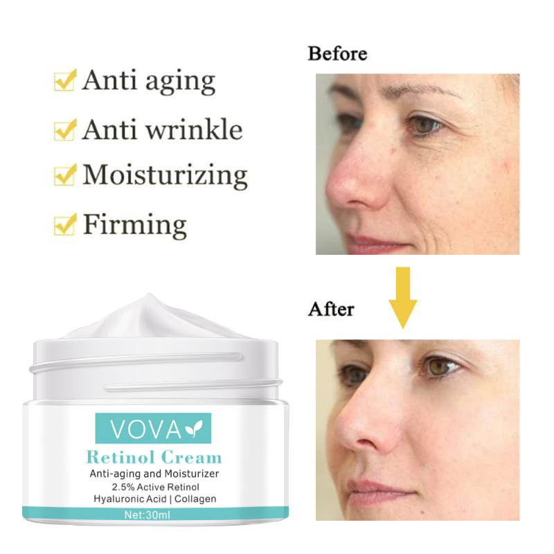 Collagen Hyaluronic Acid Anti-Wrinkle Cream Shrink Pores Tightening Improve Puffiness Moisturizing Skin Care - Image 5