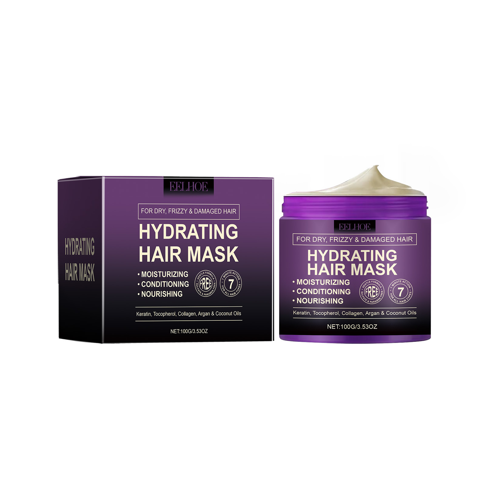 Collagen Hair Mask Nourishing Moisturizing Repair - Image 5